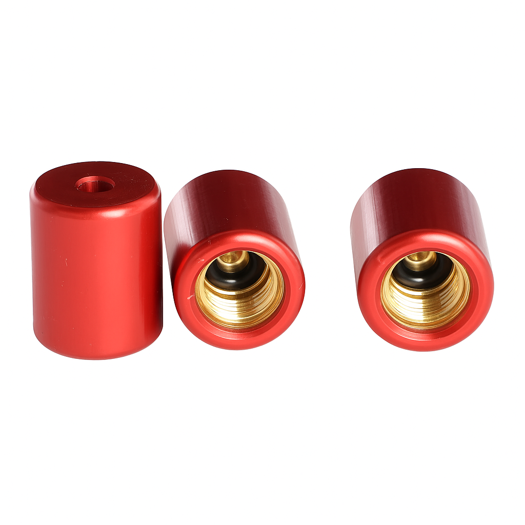【ぴよぴよ】HEAD D Combo（ディープレッド) 37364 | C&D Red Locking Caps 1/4