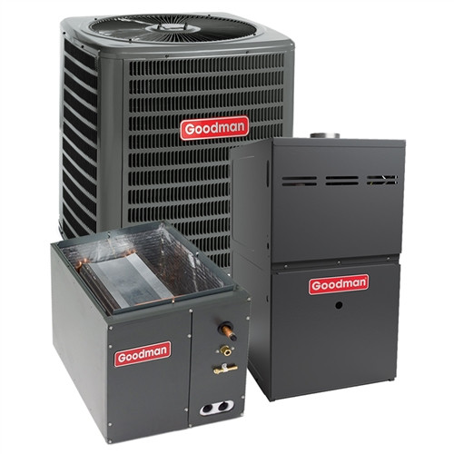 123103 | 3 Ton Goodman 14.5 SEER2 96% AFUE 80-100K BTU Gas