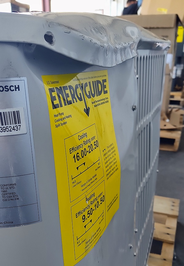 3 Ton Bosch 20SEER, 19SEER2 Heat Pump Inverter System 2.0 Series BOVA-36HDN1-M20G (2437), BVA-36WN1-M20 (F)