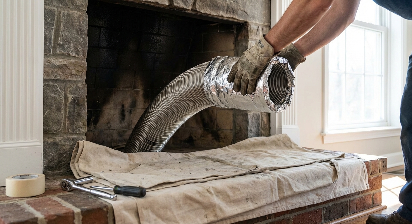 Installation & venting: stainless chimney liner