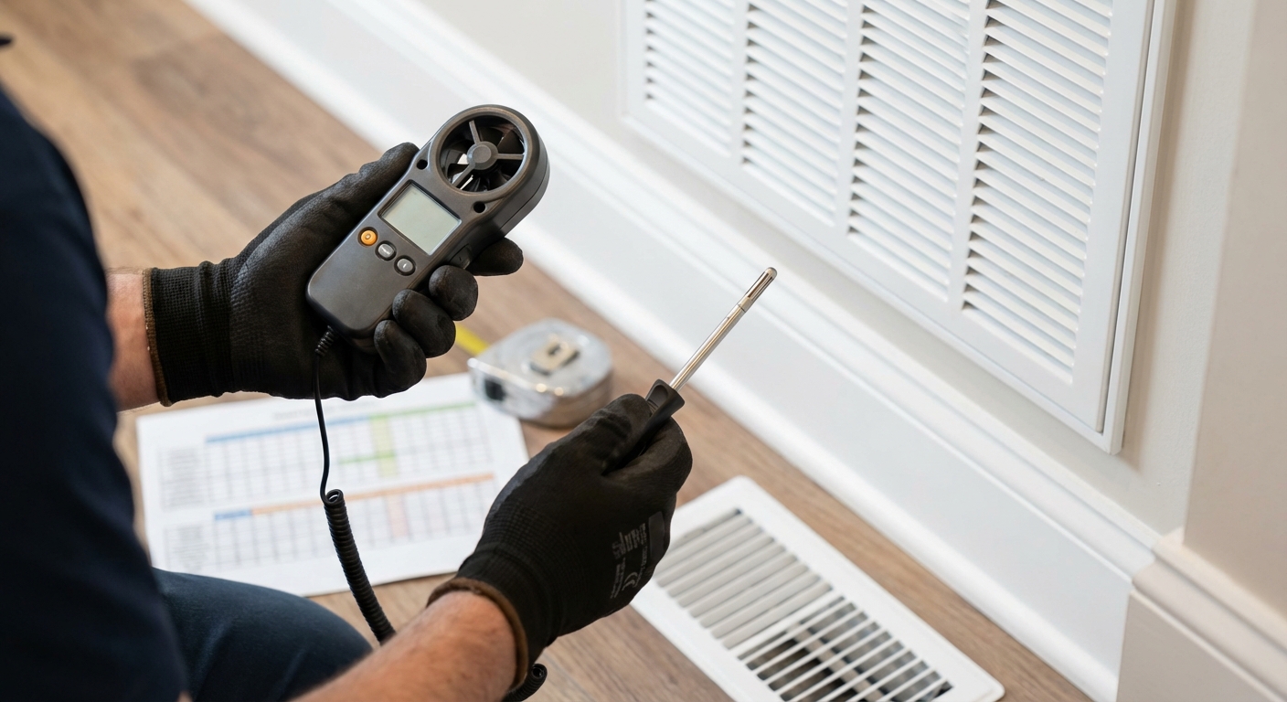 Sizing and airflow measurement