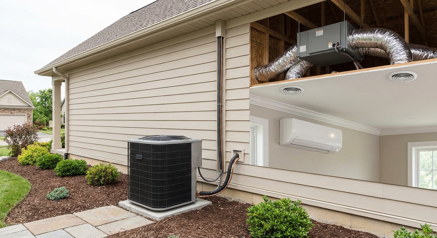 How Systems Work: Outdoor Unit + Indoor Options