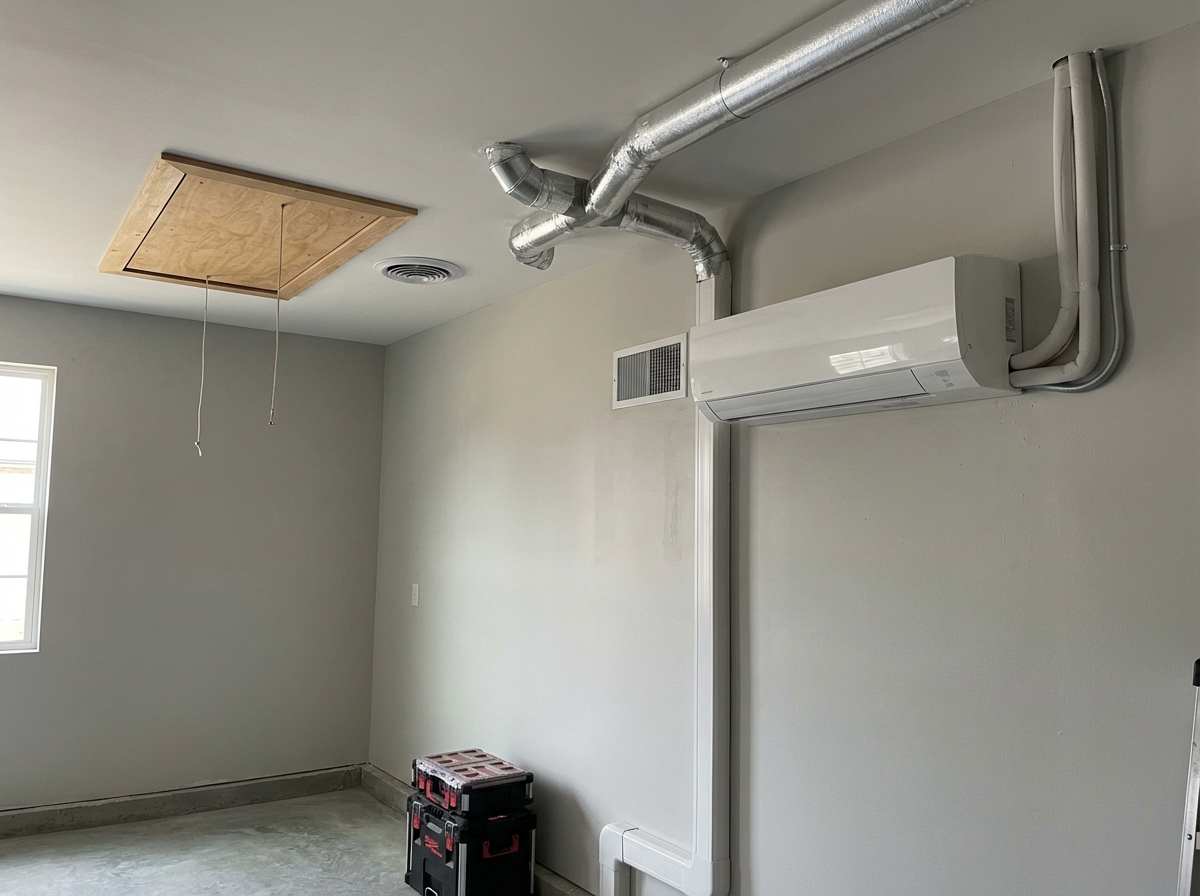 Integration with HVAC (heat pump/mini split in home)
