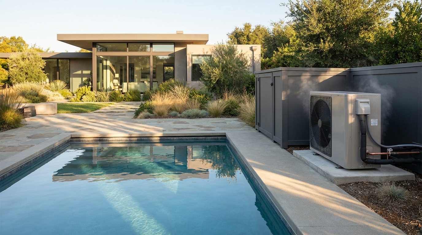 Modern pool heat pump overview
