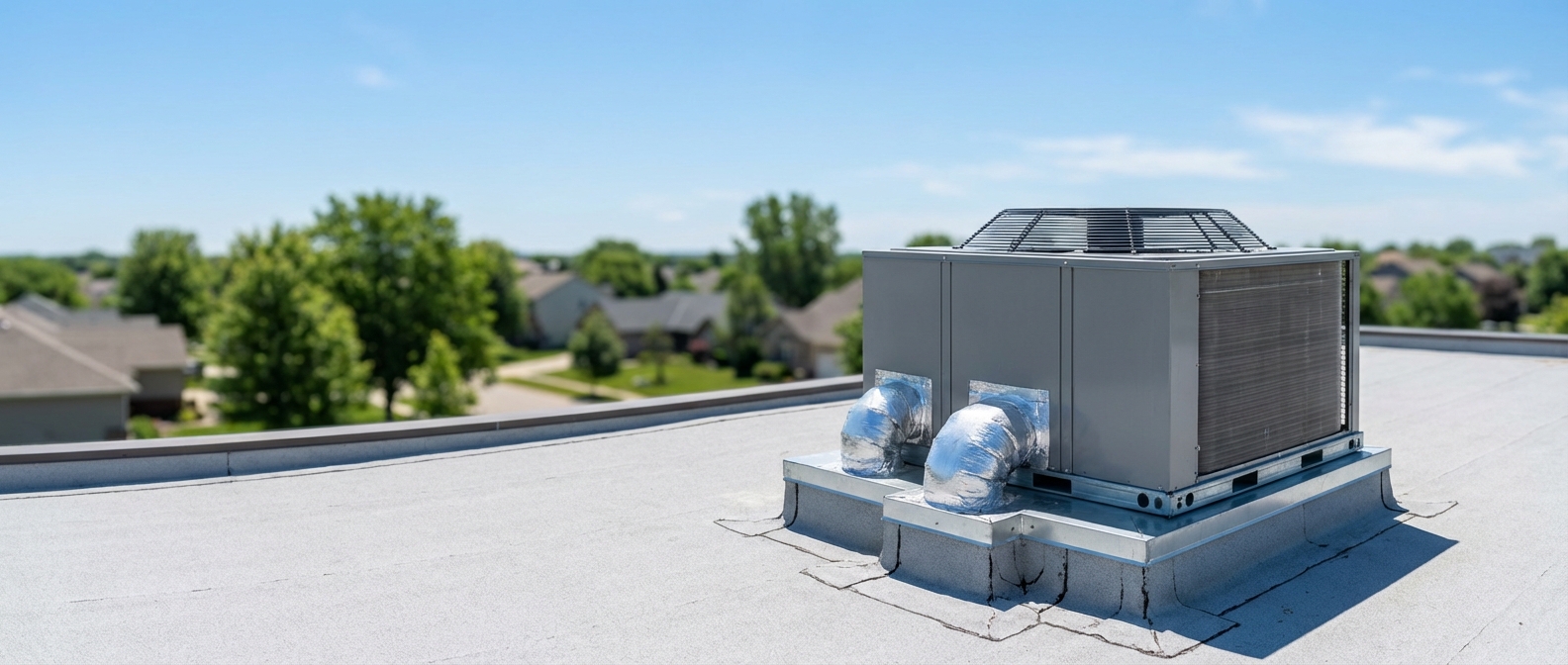 Packaged A/C Unit on Rooftop