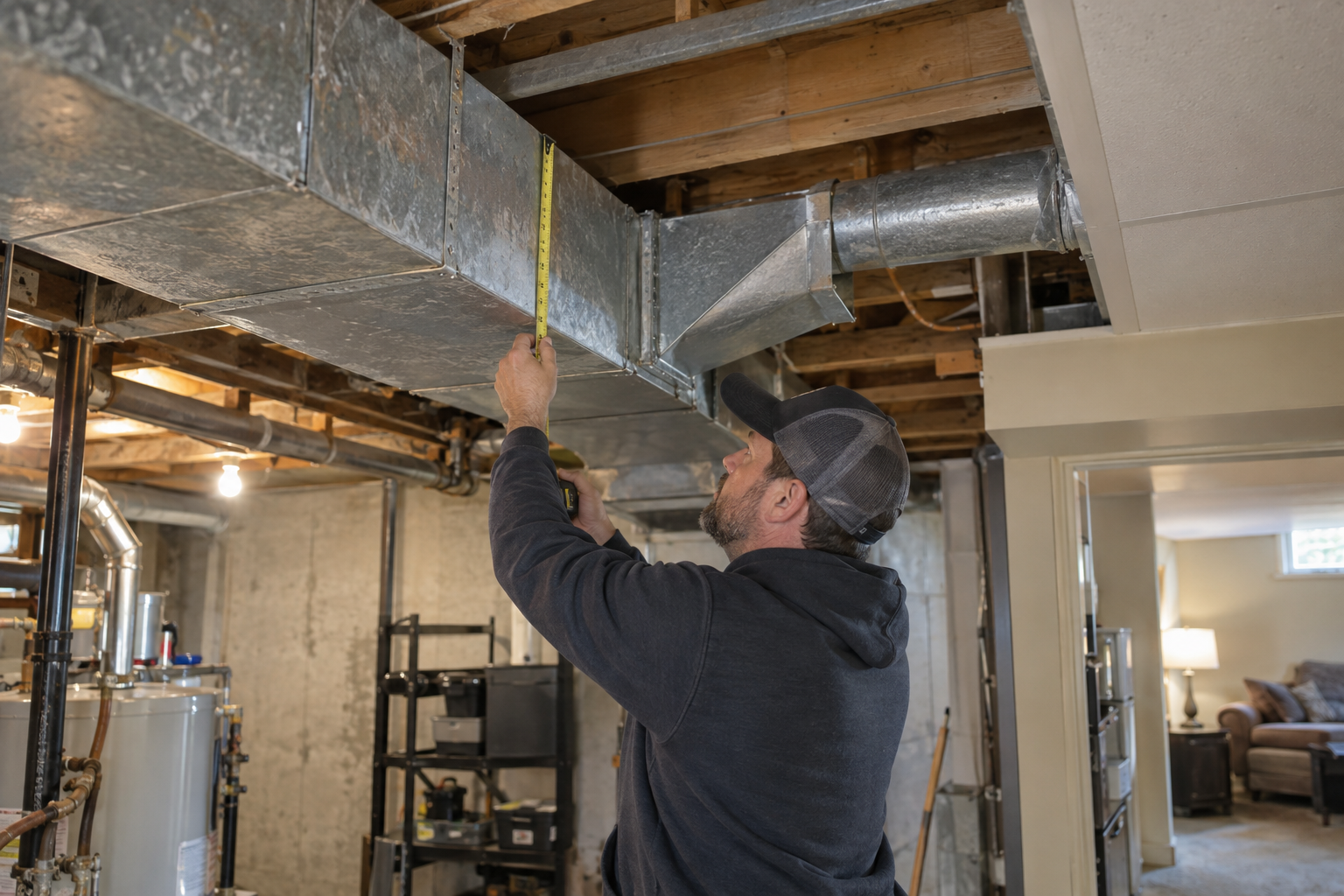 Surveying existing ducts