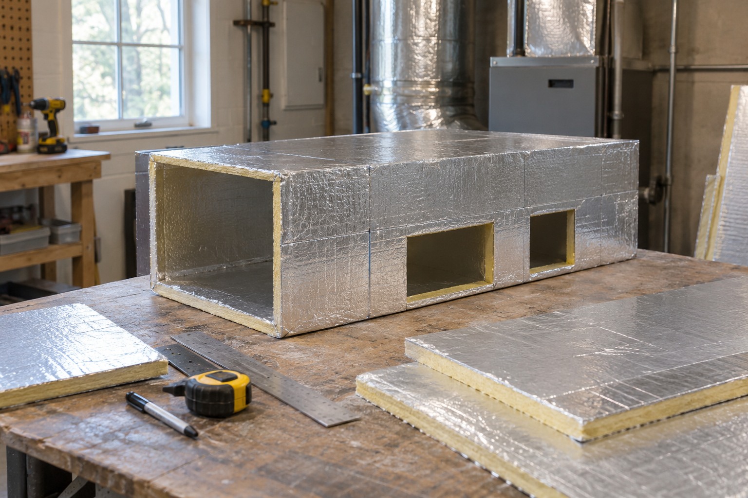 Duct-Board Chamber Fabrication