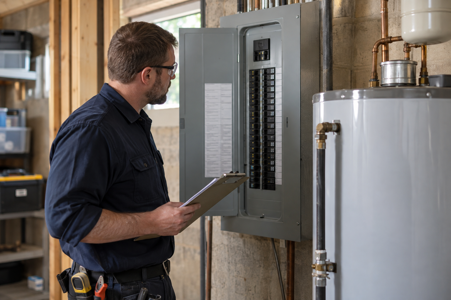 Checking the electrical supply