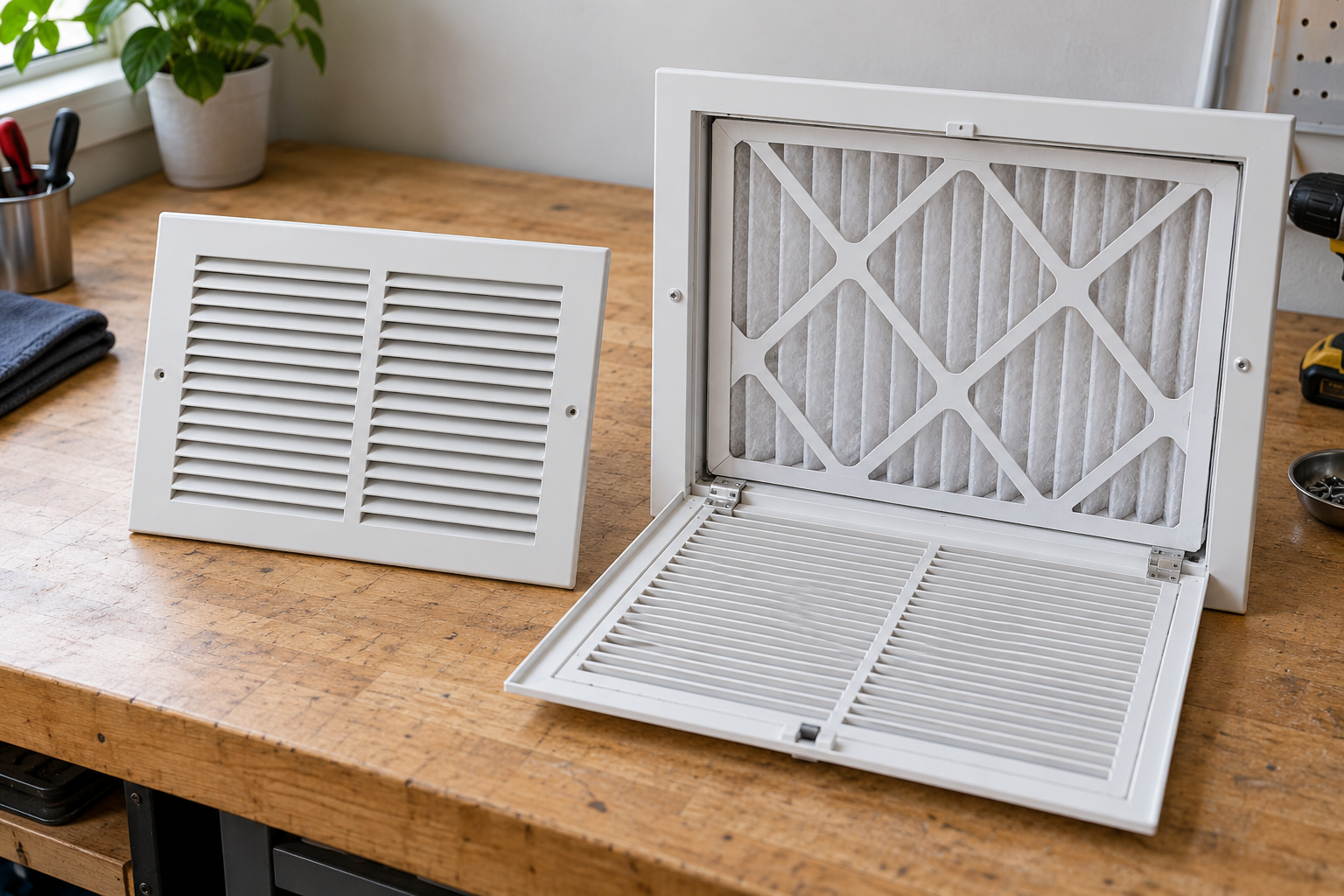 Standard grille and filter grille