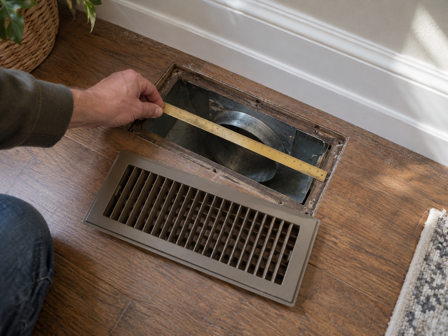 Opening versus grille face
