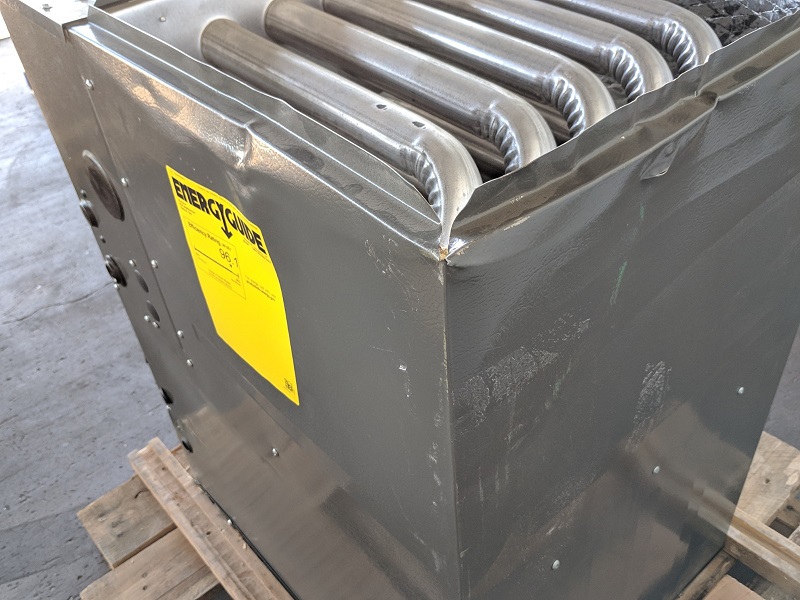 3 Ton Goodman 14.5 SEER 96% AFUE 100K BTU System GSX140361, GMVC961005CN (3353), CASED COIL, TXV