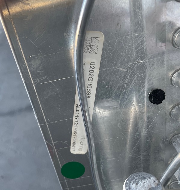 Evaporator Coil Assembly from Goodman GPH1460H41, 0162M00310 (F)