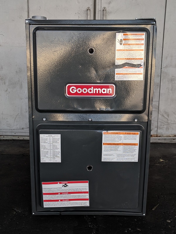 3 Ton Goodman 14.5 SEER 96% AFUE 80K BTU System GSX140361, GMVC960804CN (6188), C*PF3743C