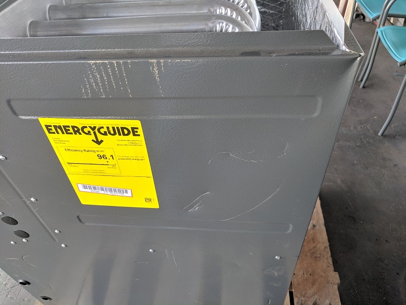 5 Ton Goodman 14 SEER 96% AFUE 100K BTU System GSX140601 (5402), GMVC961005CN (6413), C*PF4961C, TXV