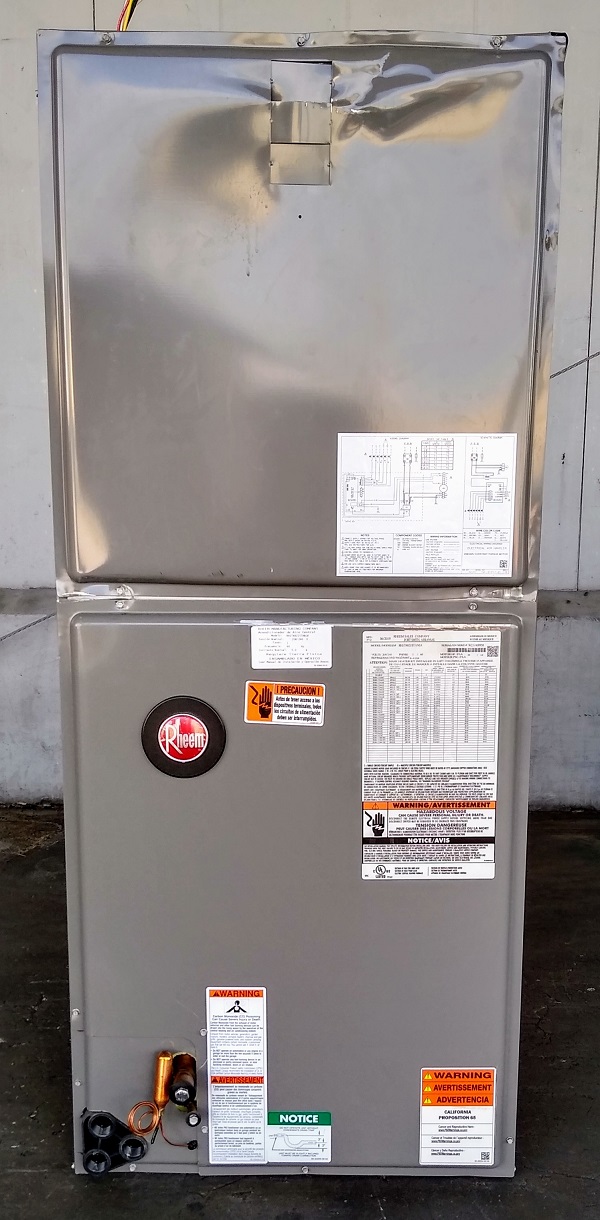 3.5 Ton Rheem 15 SEER Central System RA1442CJ1NA, RH1T4821STANJA (8958)