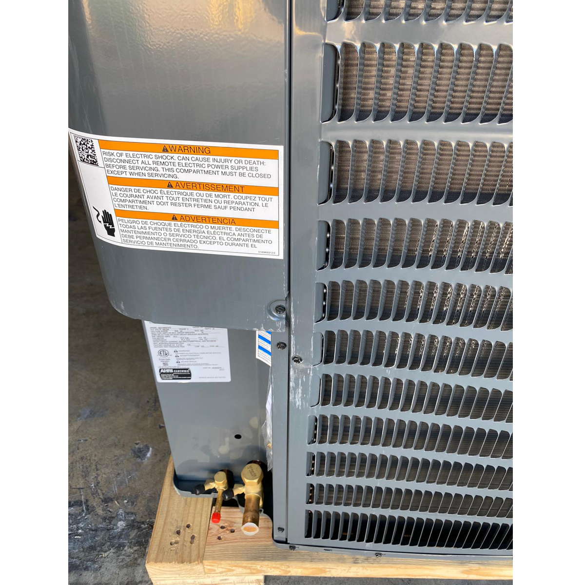 3.5 Ton Goodman Central Air GSX160421 Condenser (6025), CAPF4860C6 Vertical Cased Coil (0654), TX Valve (T)