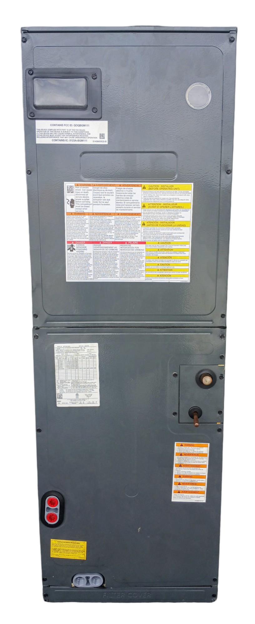 2 Ton Goodman 14.5 SEER2 Variable A/C System - GSXN402410, AMVT30BP1400 (7304)(F)