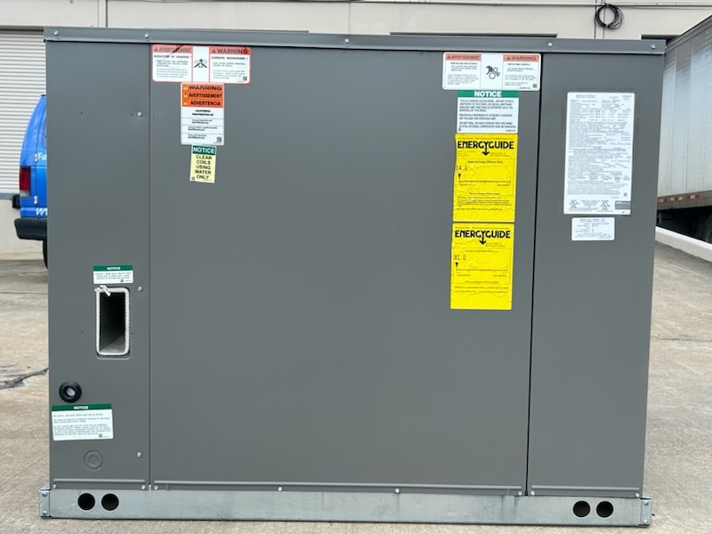 5 Ton Rheem 14 SEER 81% AFUE 208/230V Single Phase 100K BTU Gas Package Unit, RGEA14060CJT101AA (1351)(T)