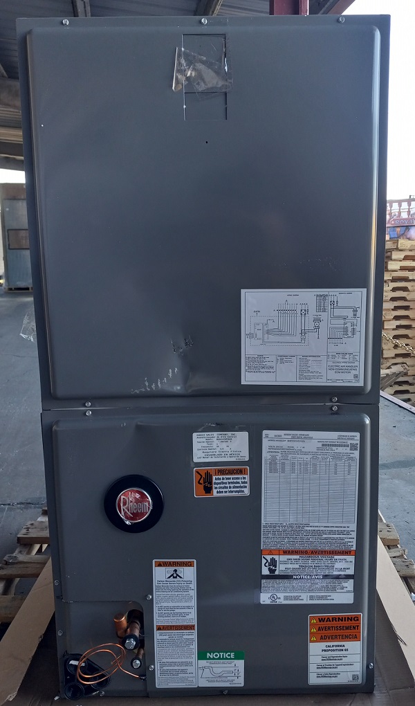 2 Ton Rheem 16 SEER Two Stage Compressor Heat Pump System RP1624AJ2NA, RH2V2421MTANJA (0612)(F)