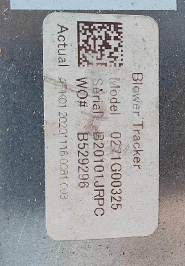 (Goodman) Blower Assembly w/ Motor, 0131M00601 + Housing/Wheel, 0271G00325 (F)