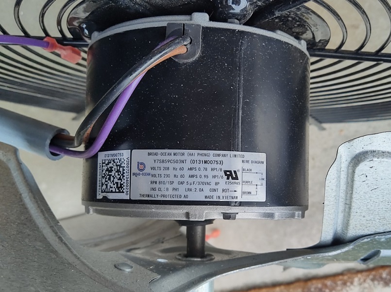 Outdoor Fan Blade, Motor, Grille Assembly, 0131M00753, 0150M00055 (F)