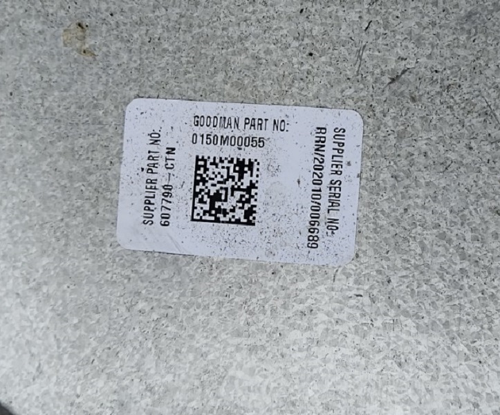 Outdoor Fan Blade, Motor, Grille Assembly, 0131M00753, 0150M00055 (F)