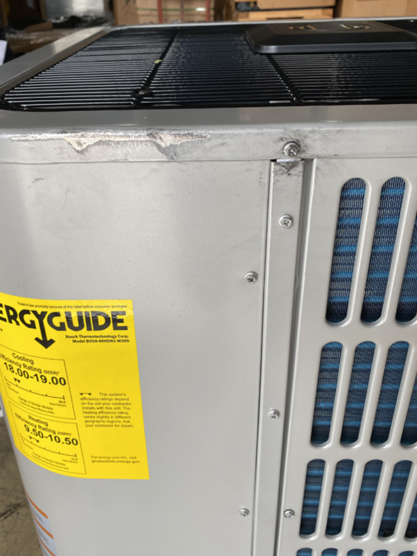 4 Ton Bosch 20 SEER Heat Pump Inverter System 2.0 Series BOVA-60HDN1-M20G (6438), BVA-48WN1-M20 (2441)(T)