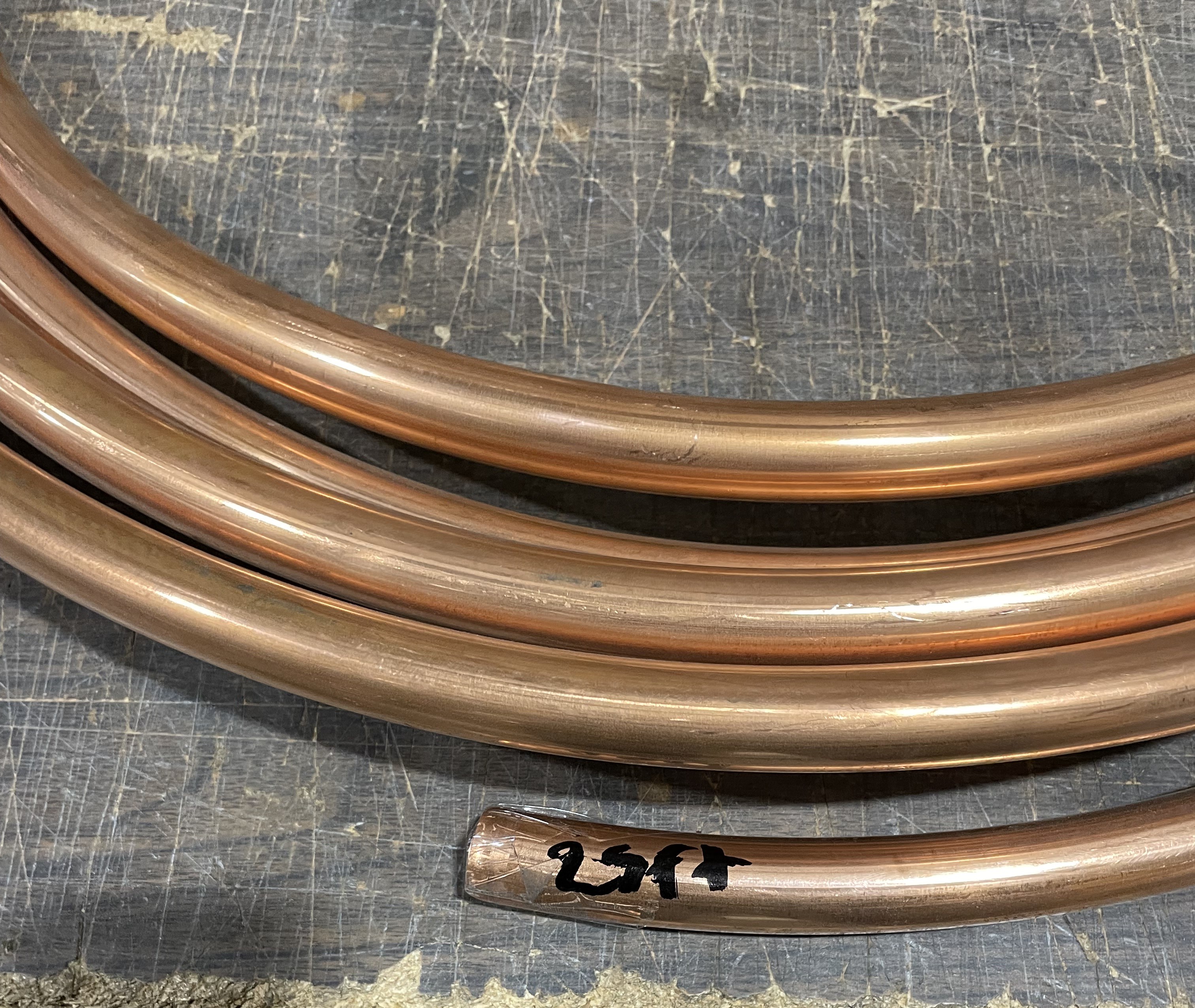 Copper Line 25' 7/8 Cosmetic Damage (F)