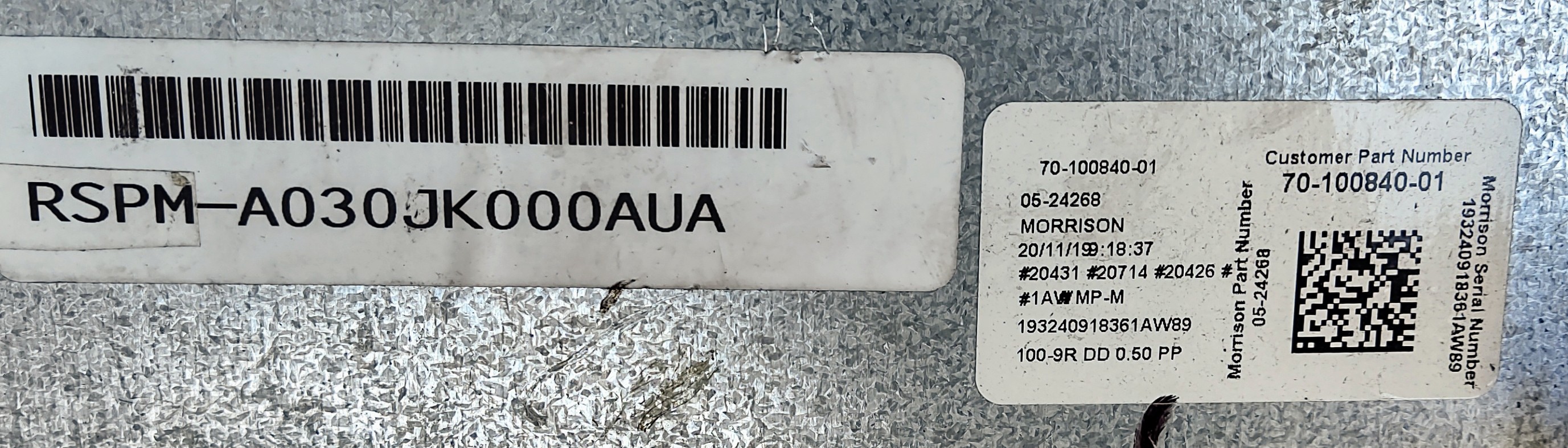 (Rheem) Blower Assembly w/ ECM motor, 51-101880-08 + Housing/Wheel, 70-100840-01 (F)