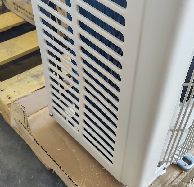 Mini Split 9,000 BTU Mitsubishi 22.4 SEER Ceiling Cassette Heat Pump System SUZ-KA09NA2 (0145), SLZ-KF09NA (4696), SLP-18FAU (5478)(F)