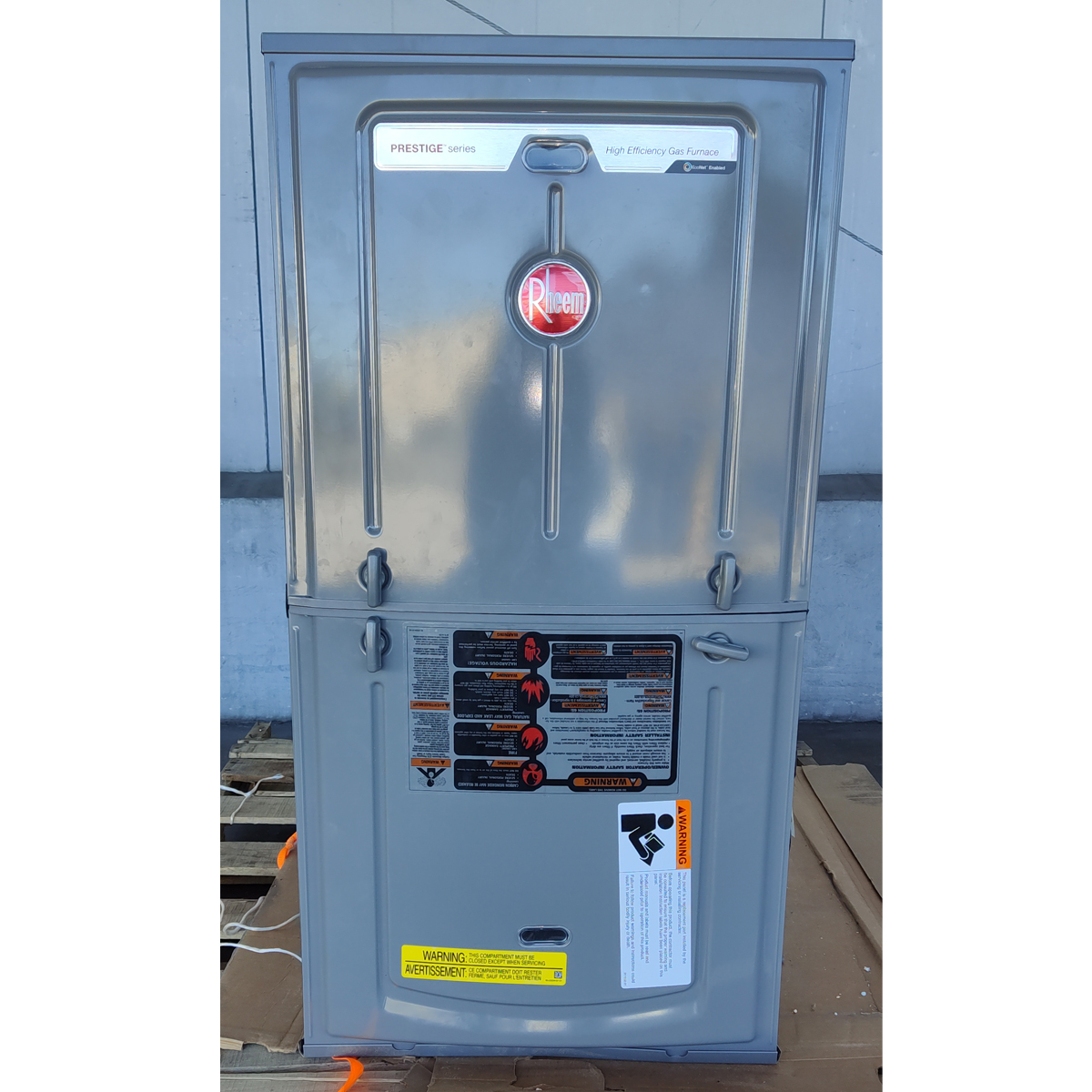 2.5 Ton Rheem 15 SEER 70K BTU System RA1430AJ1NA, Variable Speed R96VA0702317MSA (2054), RCF3617STAMCA (F)