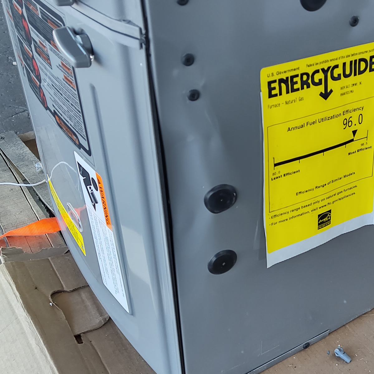 2.5 Ton Rheem 15 SEER 70K BTU System RA1430AJ1NA, Variable Speed R96VA0702317MSA (2054), RCF3617STAMCA (F)