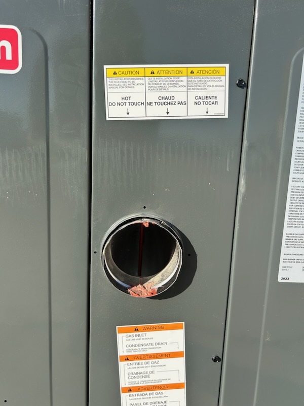 5 Ton Goodman 13.4 SEER2 120K BTU Two Stage Gas Package Unit GPGM36112041 (9297)(T)