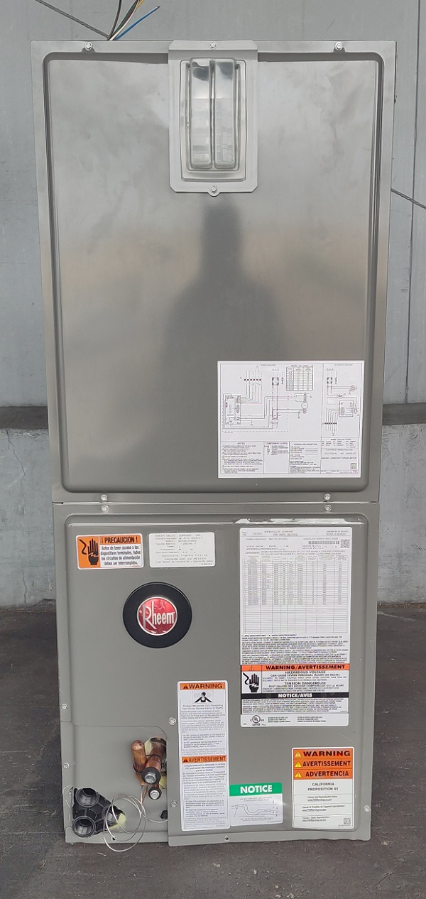 2.5 Ton Rheem 14 SEER Heat Pump System RP1430AJ1NA, RH1T3617STANJA (0039)(F)