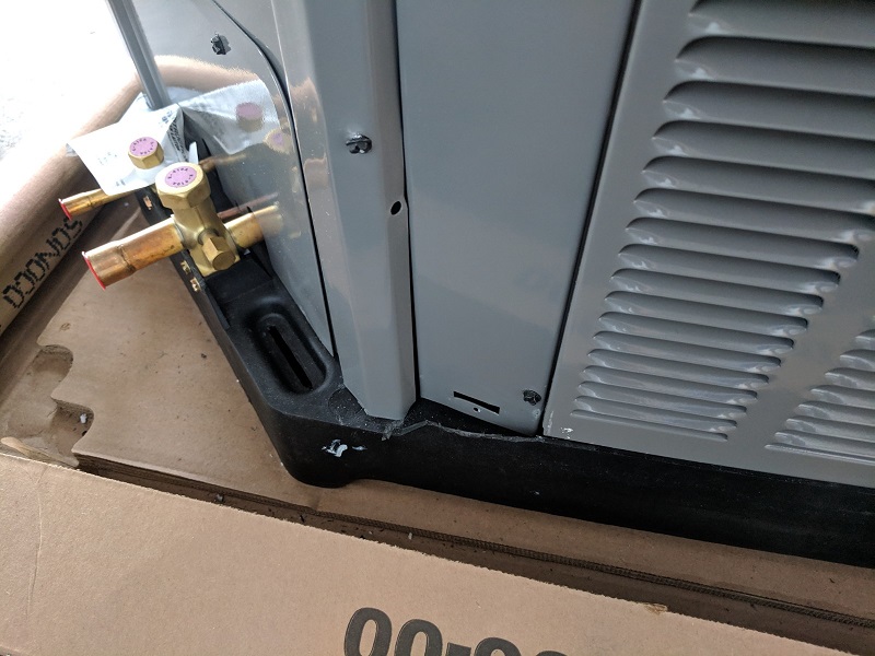 3 Ton Rheem 15 SEER Heat Pump Condenser RP1536AJ1NA (2928)