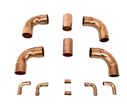 Copper Fittings Kit 1 1/8 & 3/8